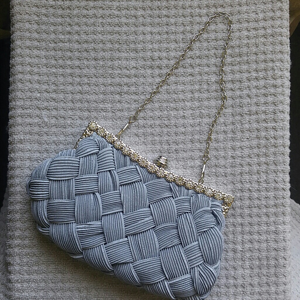 Silver Clutch Purse - Picture 2 of 12